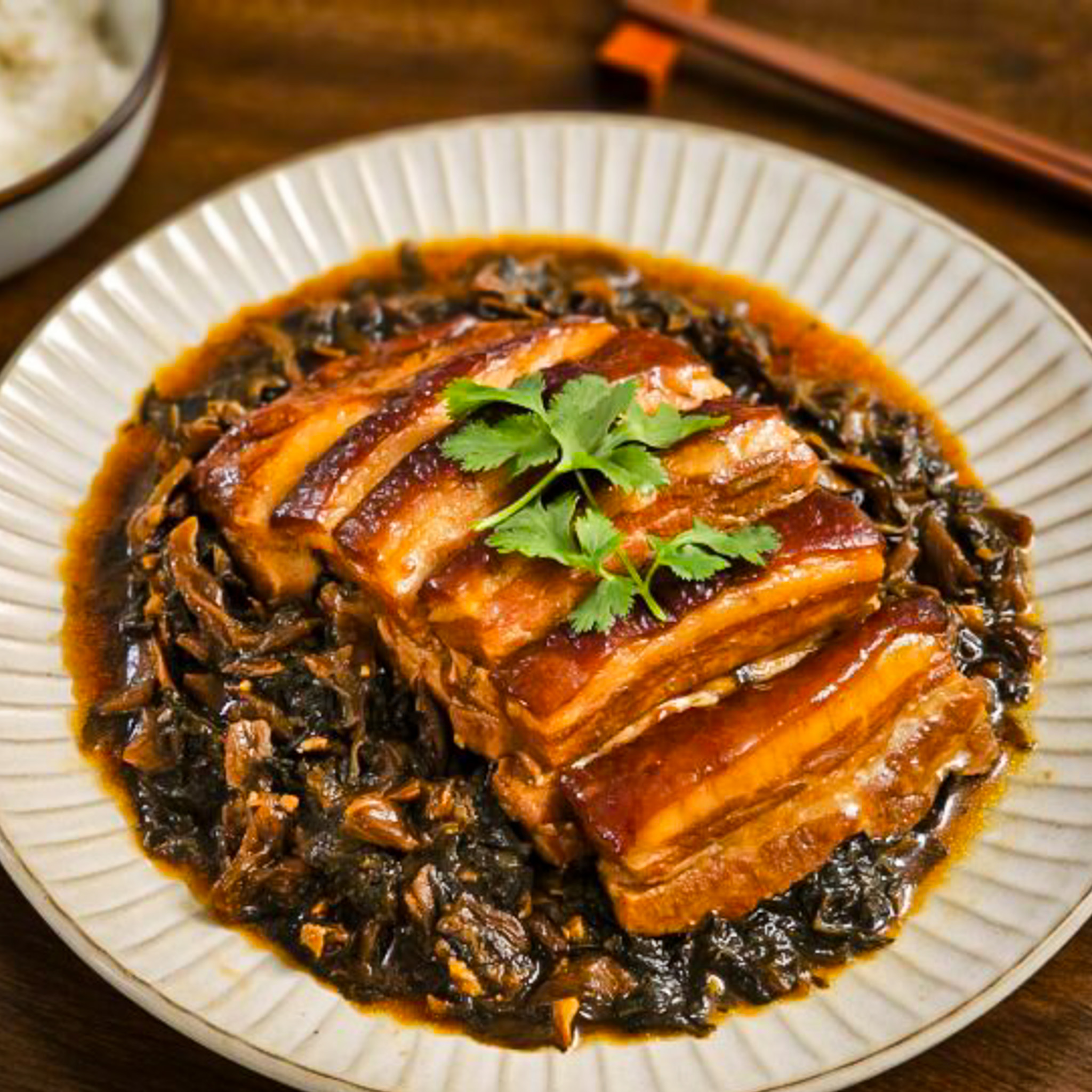 梅干控肉