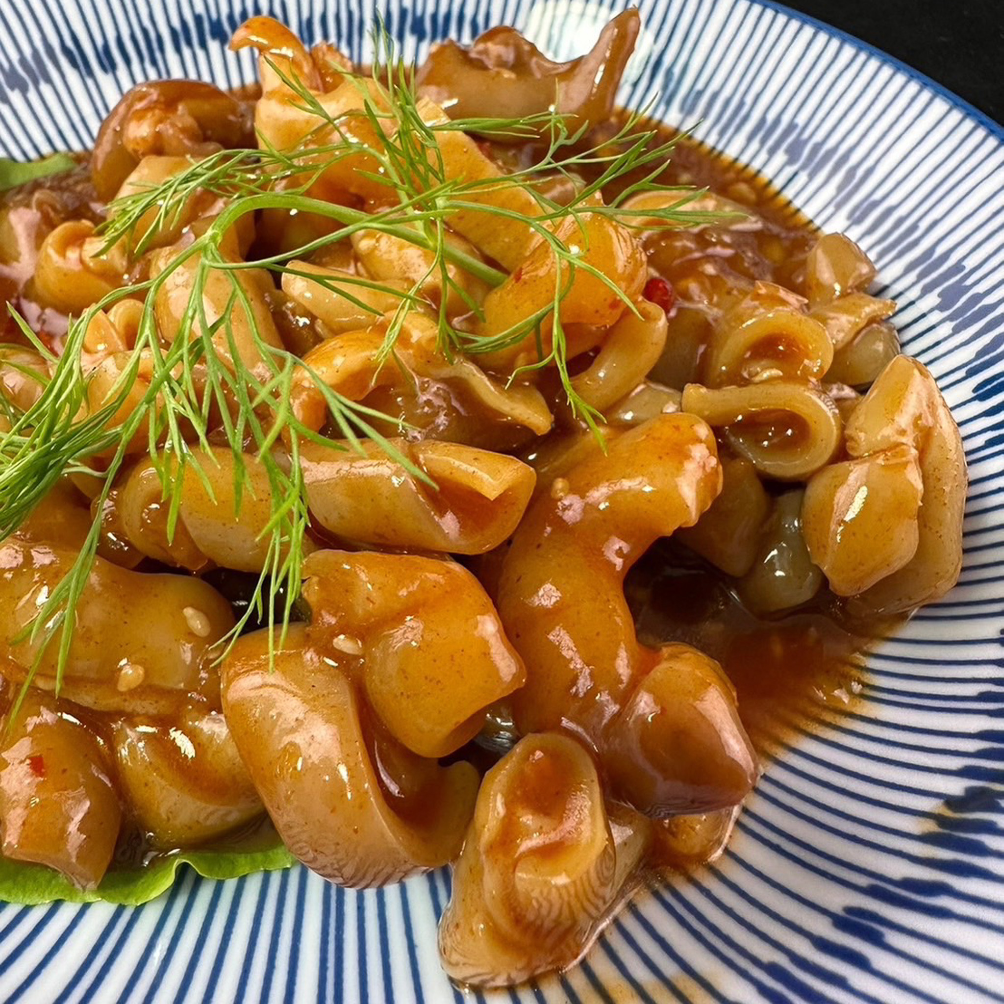 蒜味涼拌魚鮮